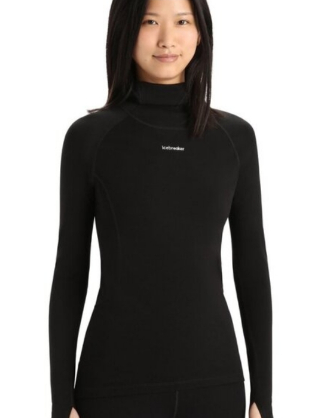 Icebreaker Top Women L Merino 300 Base Layer Merino Wool